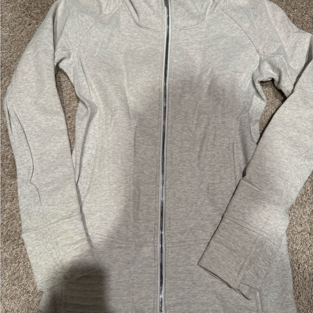 lululemon athletica Light Gray Zip-Up Jacket - Picture 2 of 6